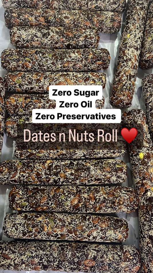 Dates & Nuts Roll ❤️