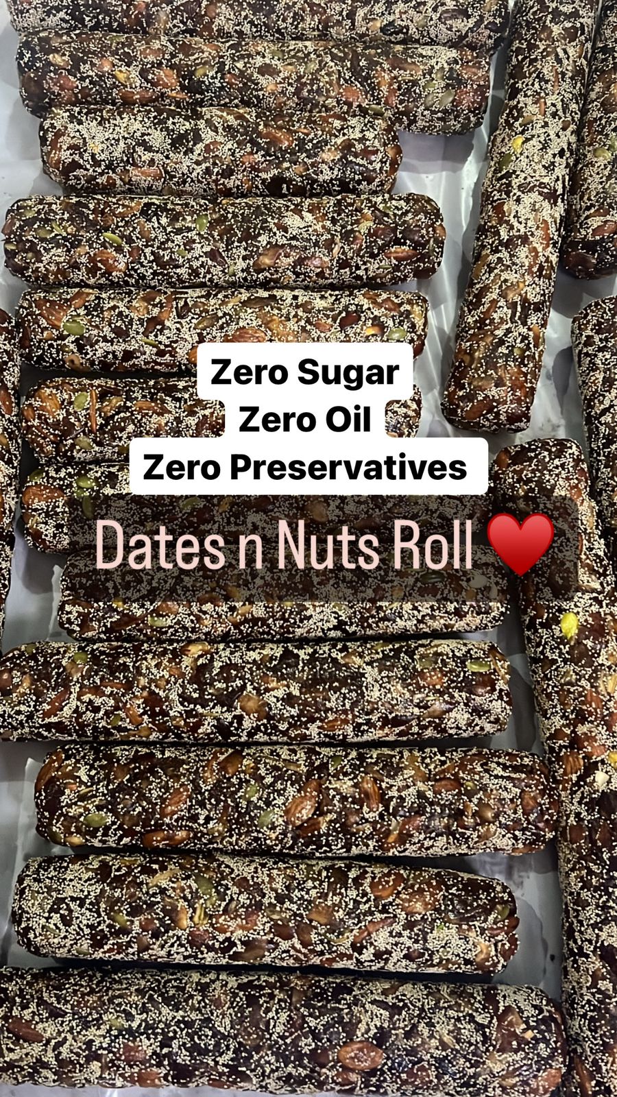 Dates & Nuts Roll ❤️